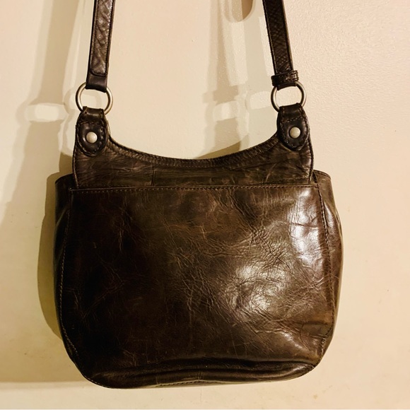 Frye Brown Leather crossbody saddle Women's Bag - Picture 8 of 16